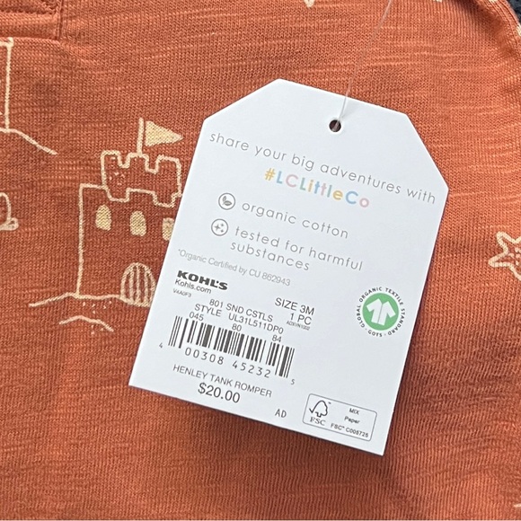 NWT Little Co by Lauren Conrad Romper Size 3 Months - Picture 3 of 3